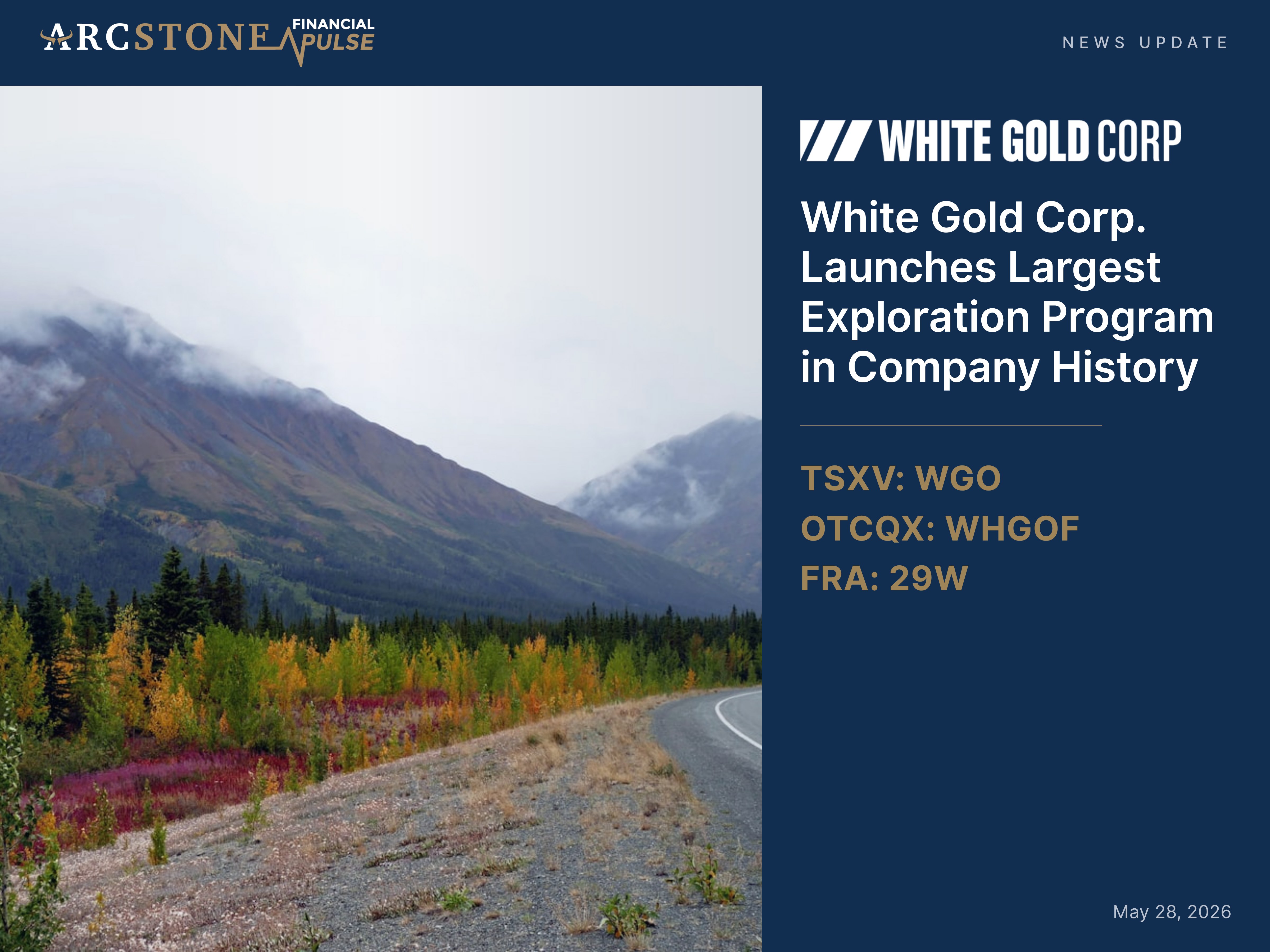 White Gold Corp. Launches Largest Exploration Program in Company History